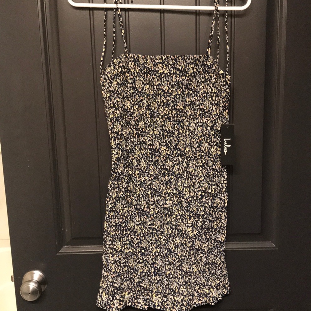 Lulus smocked flower dress